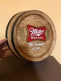 Miller High Life Beer Sign 