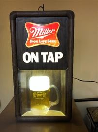 Miller Beer Light Sign 