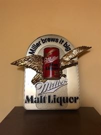 Miller Malt Liquor Sign 