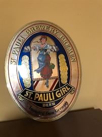 St. Pauli Girl Mirror Sign
