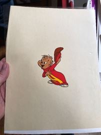 Alvin Animation cell cartoon 