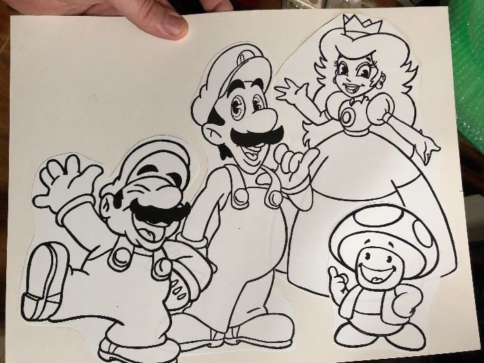 Super Mario original artwork nintendo