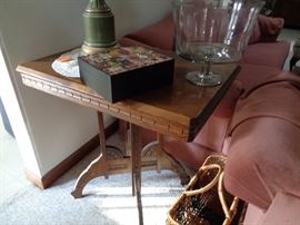 vintage lamp table