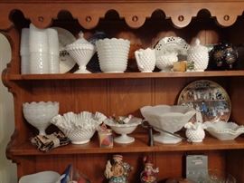milk glass collection