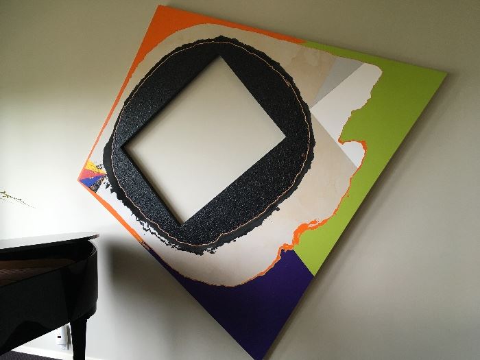 Artist: Michael Hoskins, Title: Big Bang, Medium: Acrylic on Canvas 8’x8.5’