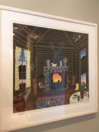 Artist: Thomas McKnight , Title: North Woods , Medium: Serigraph on paper