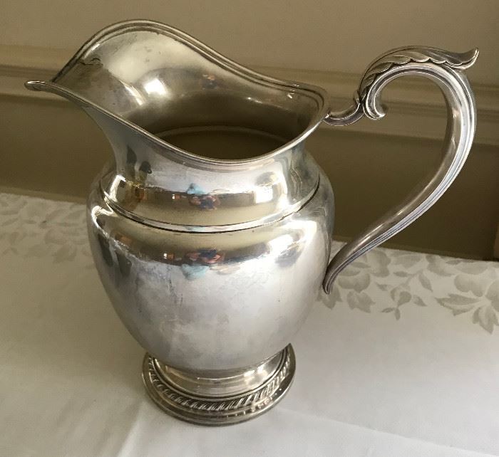 Rogers Sterling 4 1/2 pts. water pitcher #0375