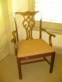 Chippendale style armchair