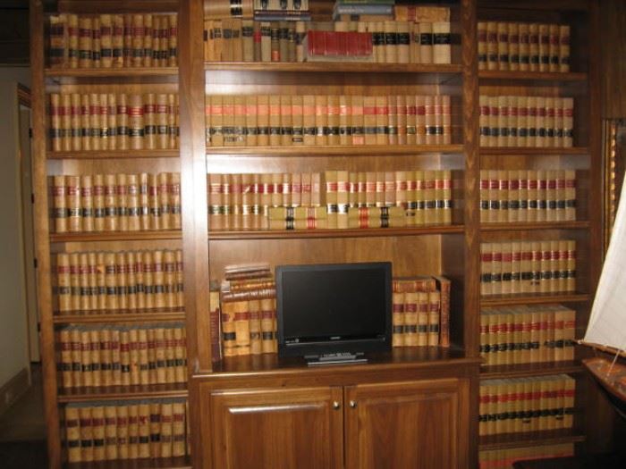 209 volume collection of Tennessee Supreme Court Justice reports 1870-1961.  Given to the homeowner by the Briley family