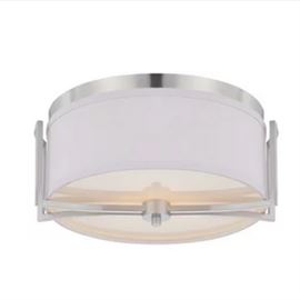 Bouley 2Light Flush Mount Brushed Nickel