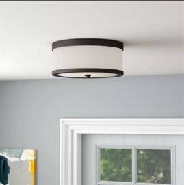 Mercury Row Triangulum 2Light Flush Mount Venet ...