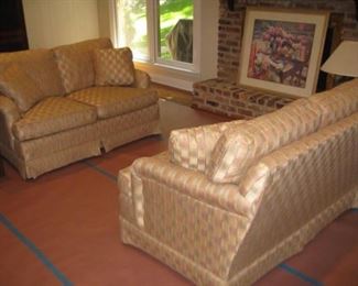 Pair of  loveseats 