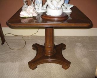 One of a pair of end tables