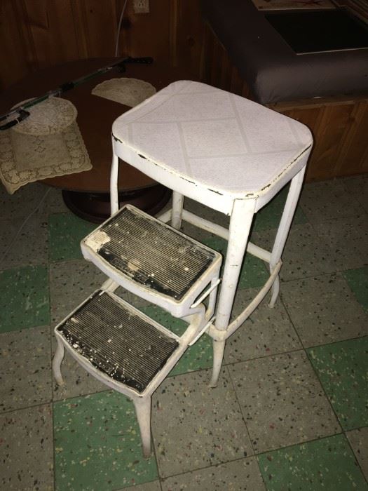 Industrial age step stool 