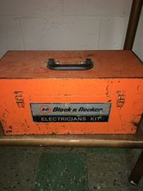Vintage Black & Decker metal box