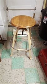 Industrial age stool 