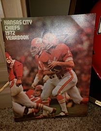 Vintage 1972 Chiefs Yearbook with Len Dawson's Autograph