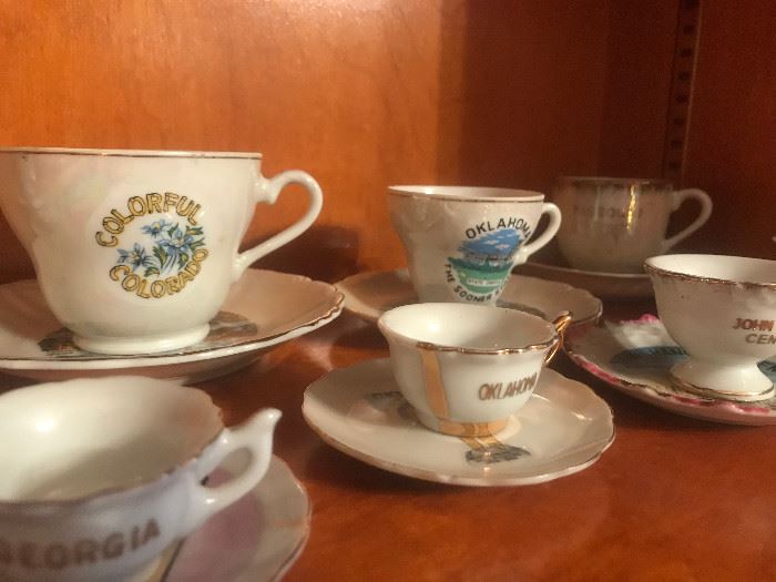 Collection of all State Tea Cups