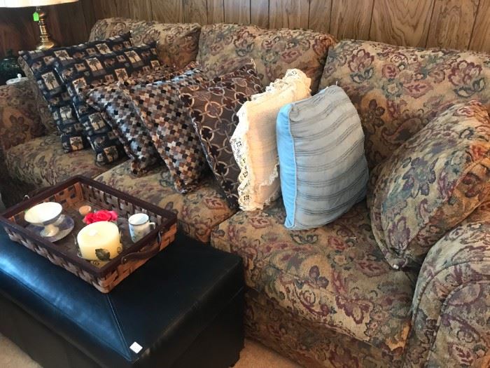 Sofa, Storage Bin Coffee Table