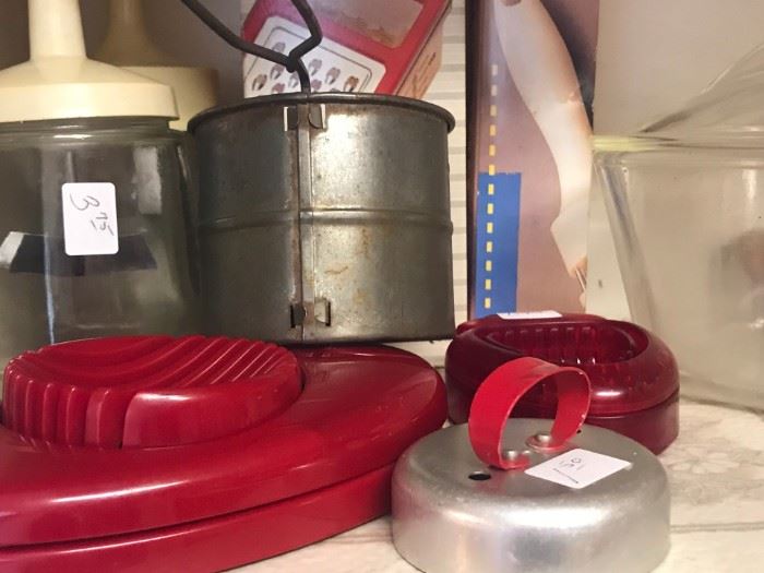 Red and Aluminum Vintage Gadgets