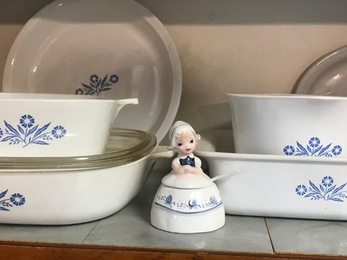 Cornflower, Corningware Covered Casserole Dish