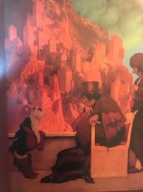 Maxfield Parrish Print,