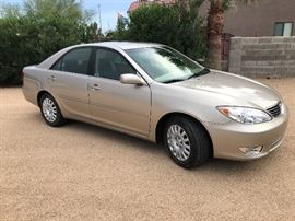 2005 Toyota Camry XLE with only 6,041 original miles Must see to believe Vin # jtdbe32k853031822 Couple owner 2 cars and rarely drove this one