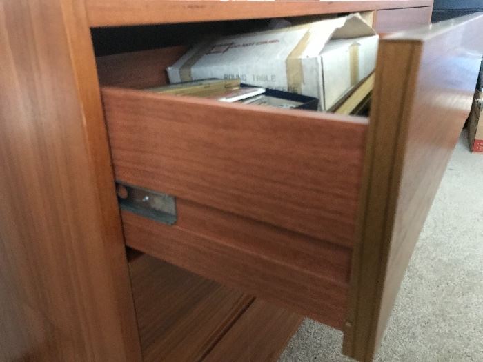 Teak 6 drawer chest 