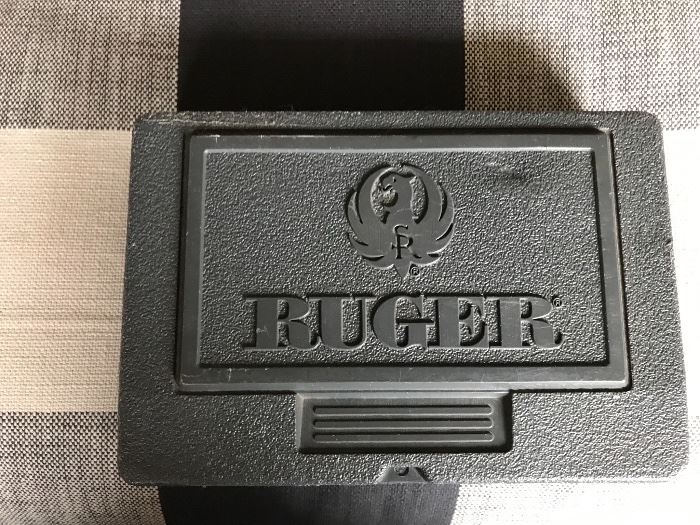 Ruger P89, 9mm with lazer sights and original case and paperwork
