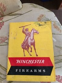 Vintage Winchester Firearms booklet 