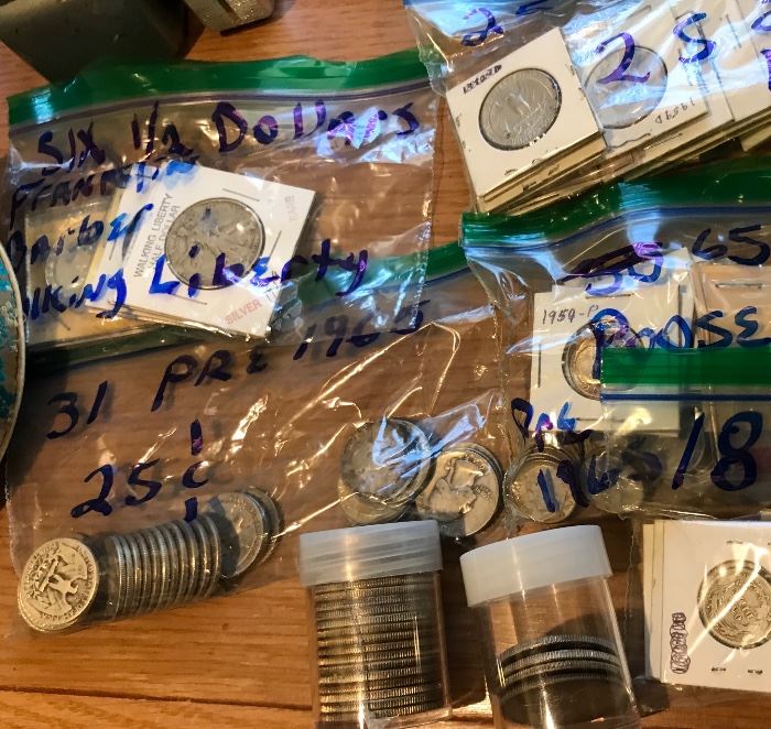 Miscellaneous coins, silver and more