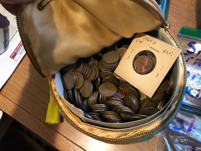 Hundreds of Wheat pennies