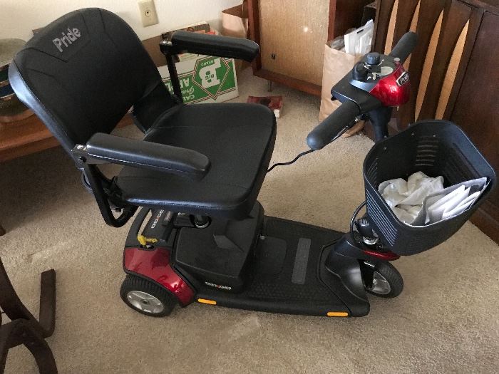 Pride mobility, battery is fine, works well