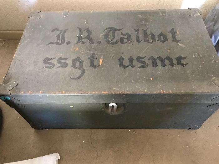 J.R. Talbot SSGT USMC tool chest, full of tools