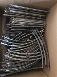Old train set tracks