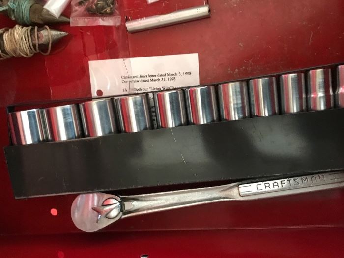 Tools included in Dandy tool box