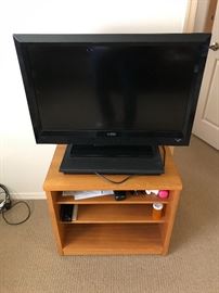 TV and teak stand
