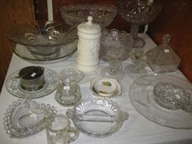 Vintage glassware
