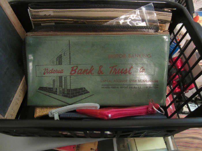 Vintage Victoria Bank and Trust Bank Bag