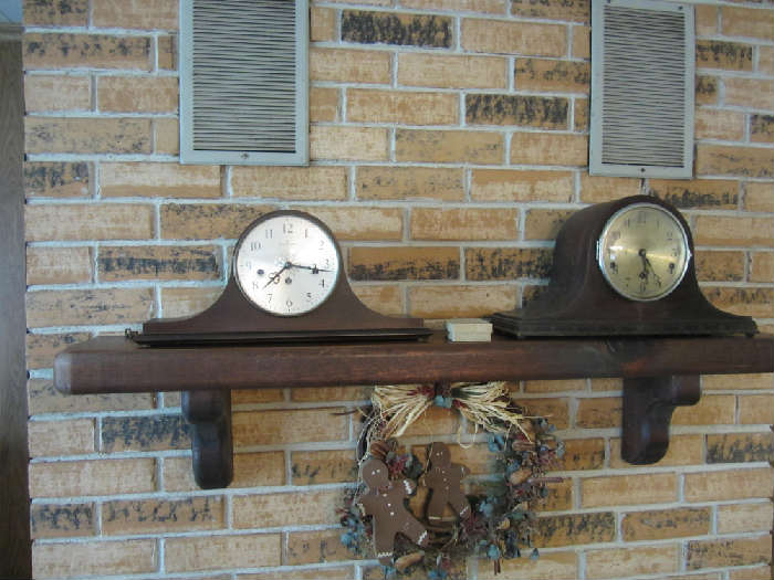 Clock on left is a Hamilton Mantle Clock