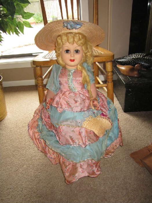 Beautiful 1958 Doll. Original Clothes and Paint, Eyes Work!