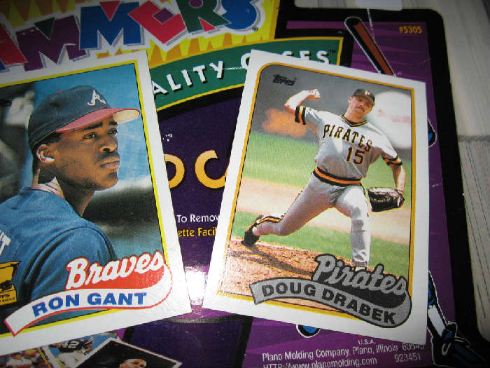 Ron Gant and Doub Drabek Baseball Cards