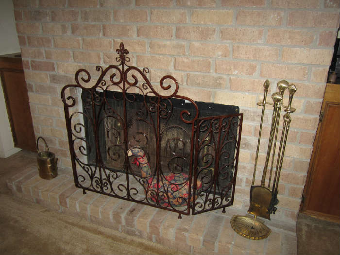 Ornate Fireplace Cover