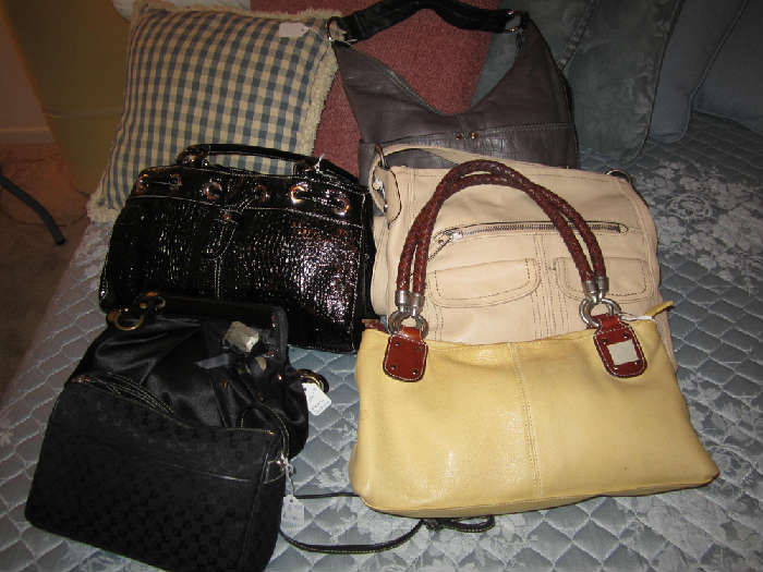 Nice purses, Fossil, Vera Wang,