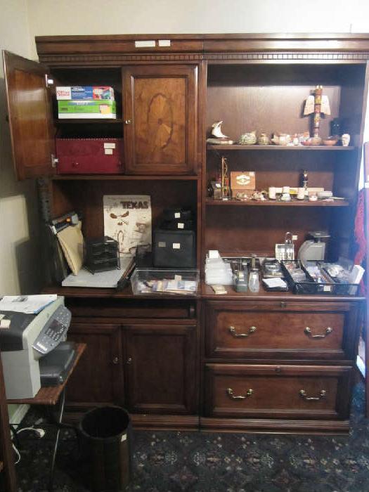 This lovely Computer Desk with Filing Cabinet and Bookshelves is located in the "office".  We have many interesting items in here.  Religious Items, Christian Books, Bibles, Tablecloths, Patriotic Items, Office Items and Much, Much More!