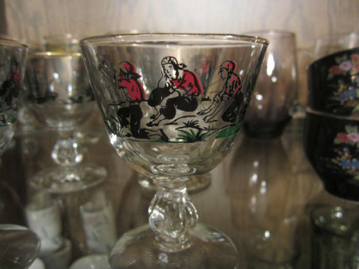 Having a pirate party.  This vintage glassware would be great.  Treasure Island, Libbey Co.