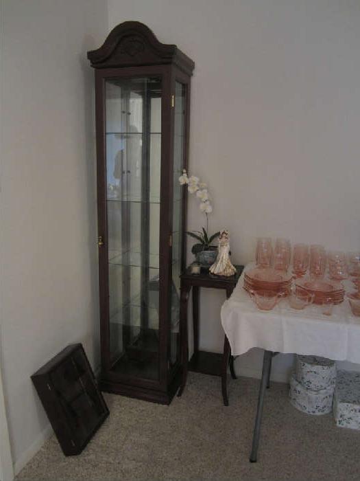 Lighted Display Case, Small Display Case, Nice Plant Stand