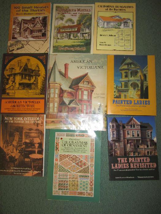 If you are in to California Bungalows, Houses from the 30s, and Victorian Architecture don't miss this sale.  Great Books to be found!