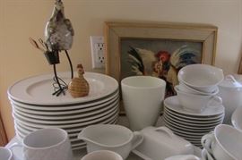 Who doesn't love white dishes