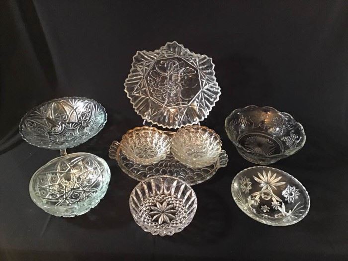 Assortment of Crystal Bowls
